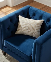 Rizzy Home Grace Cotton Blend Decorative Pillow, 14" x 20"