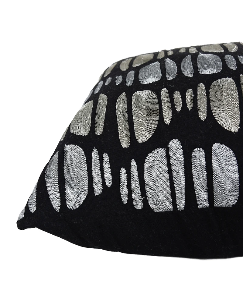 Rizzy Home Carrie Cotton Decorative Pillow, 18" x