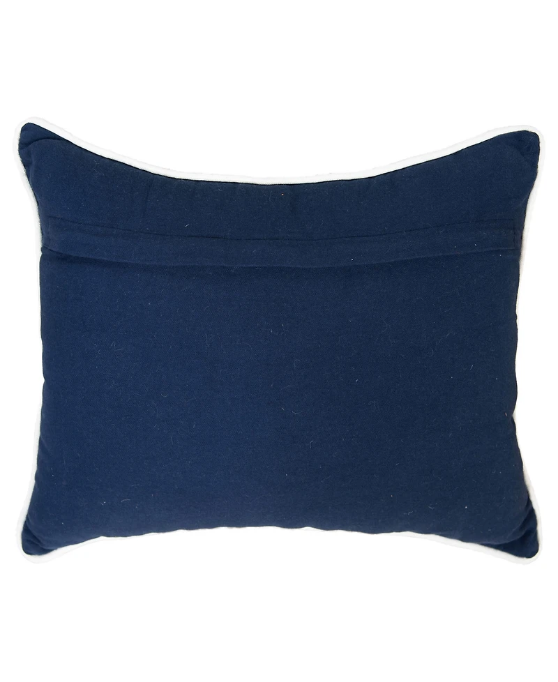 Rizzy Home Minnie Cotton Velvet Decorative Pillow, 14" x 20"