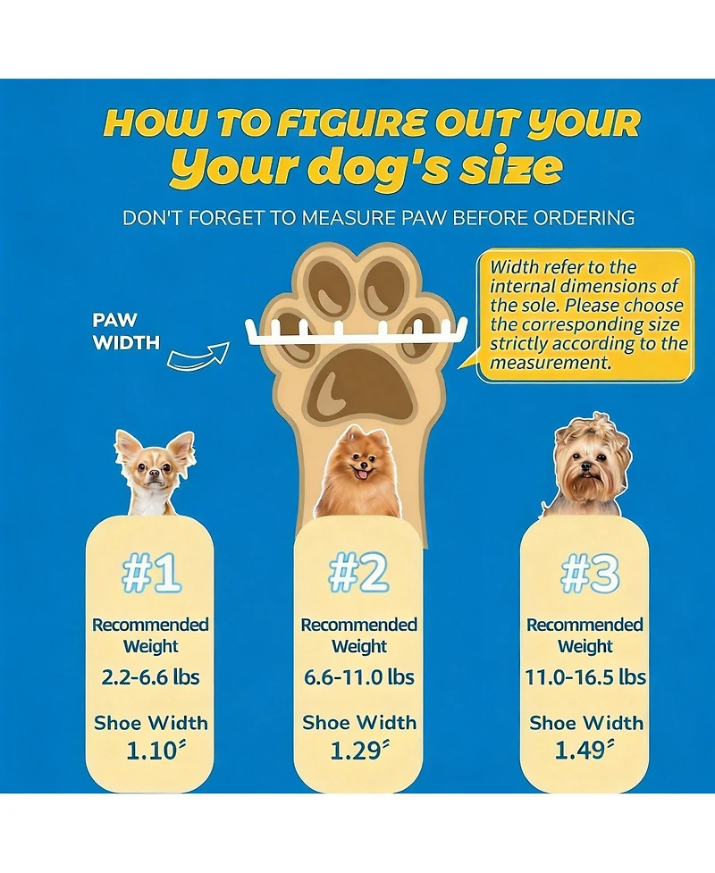 Aronkl Anti-slip Dog Boots for Small Puppies - Breathable, Reflective, & Paw Protective