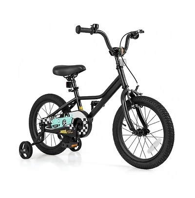 16 Inch Kids Bike Adjustable for 4-7 Years Old with Low-Step Frame