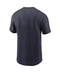 Nike Men's Navy Houston Texans Team Wordmark T-Shirt