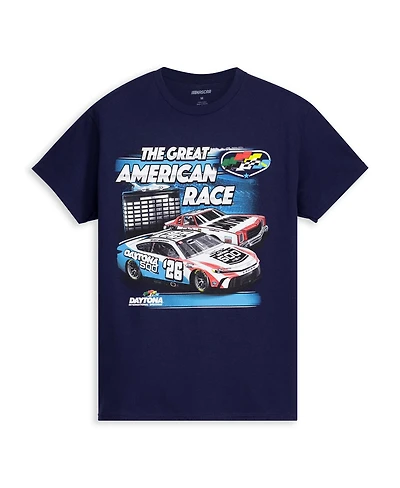 Checkered Flag Sports Men's Navy Daytona International Speedway 2026 500 Past T-Shirt