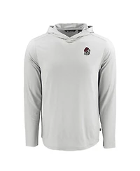 Cutter & Buck Men's Gray Georgia Bulldogs Coastline Epic Comfort Eco Long Sleeve Hoodie