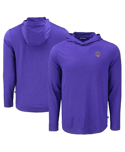 Cutter & Buck Men's Purple Lsu Tigers Coastline Epic Comfort Eco Long Sleeve Hoodie