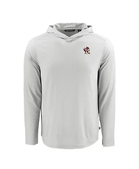 Cutter & Buck Men's Gray Louisville Cardinals Coastline Epic Comfort Eco Long Sleeve Hoodie