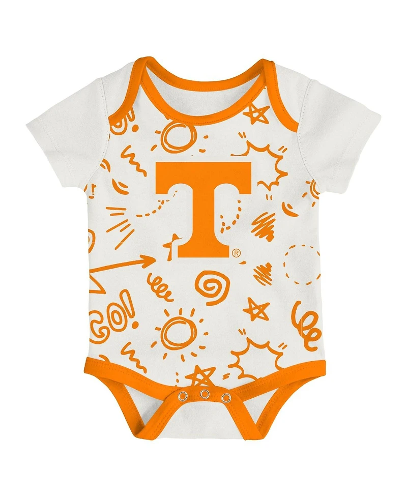 Outerstuff Baby Boys and Girls 3-Piece Tennessee Volunteers All Day Play Bodysuit