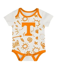 Outerstuff Baby Boys and Girls 3-Piece Tennessee Volunteers All Day Play Bodysuit