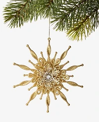 Holiday Lane Christmas Glitters Snowflake Ornament, Macy's Exclusive