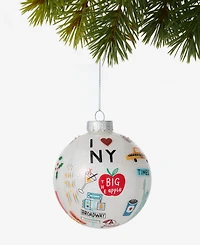 Holiday Lane New York City Icons Glass Ball Ornament, Macy's Exclusive