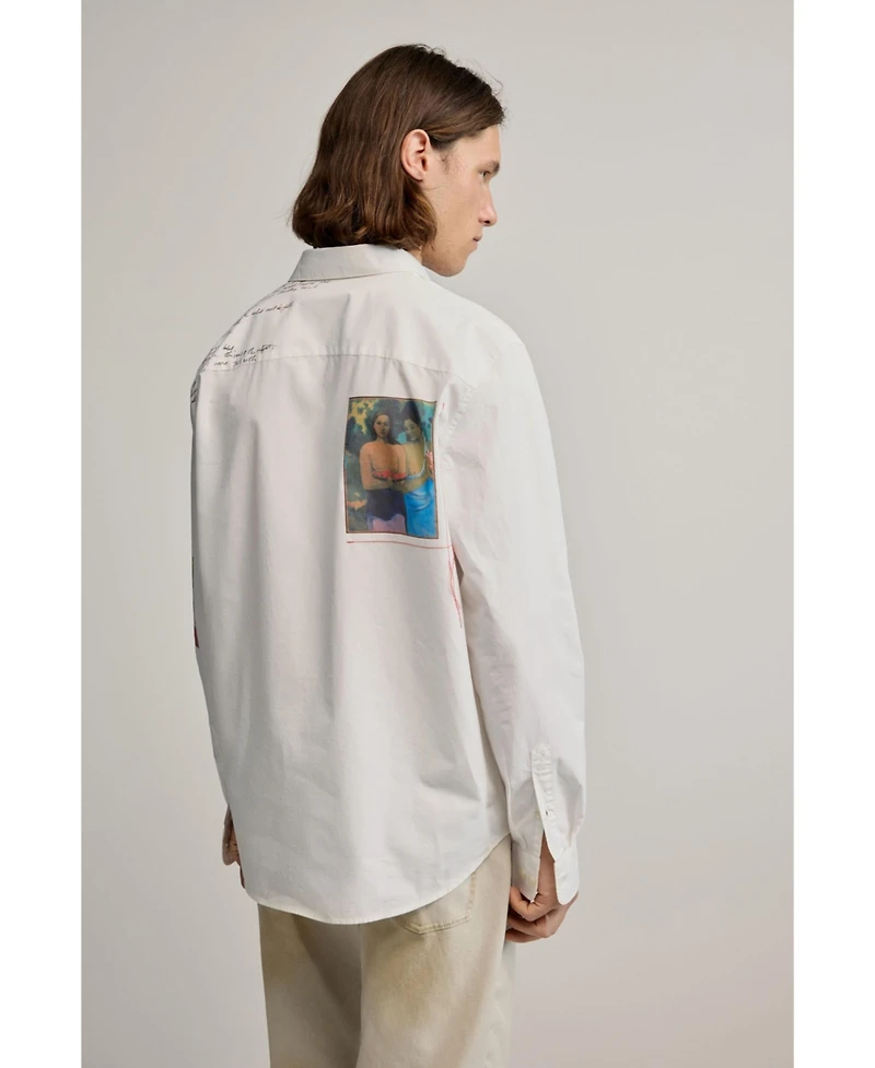 Desigual Men's Printed Gaugin Shirt