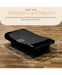 Lifepro Rumblex Pro 4D Vibration Plate Exercise Machine – Full Body Workout Platform for Weight Loss, Circulation & Recovery, Home Fitness