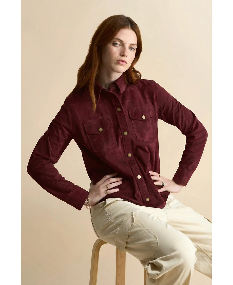 Furniq Uk Women's Suede Jacket