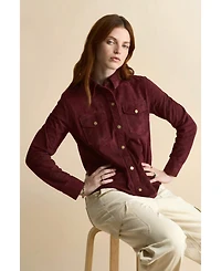 Furniq Uk Women's Suede Jacket