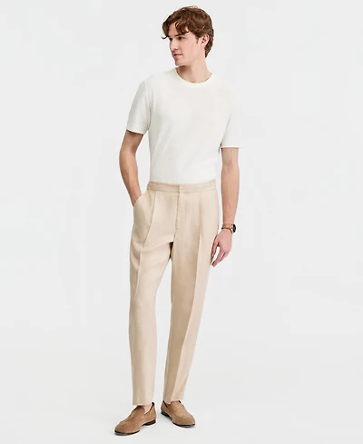 Club Room Men's Dressy Drawcord Linen Pants, Macy's Exclusive
