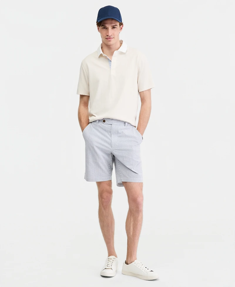 Club Room Men's Seersucker Shorts, Created for Macy's