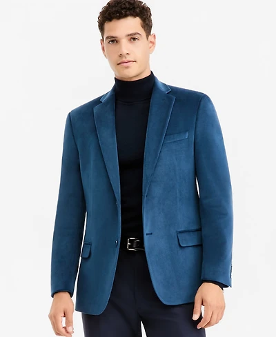 Bar Iii Men's Slim-Fit Velvet Sport Coat, Macy's Exclusive