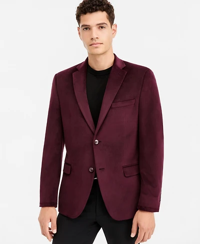 Bar Iii Men's Slim-Fit Velvet Sport Coat, Macy's Exclusive