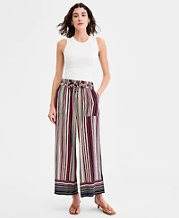 Nautica Women's Striped Pull-On Pants