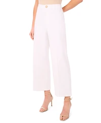 CeCe Women's Wide-Leg Pintuck Jeans
