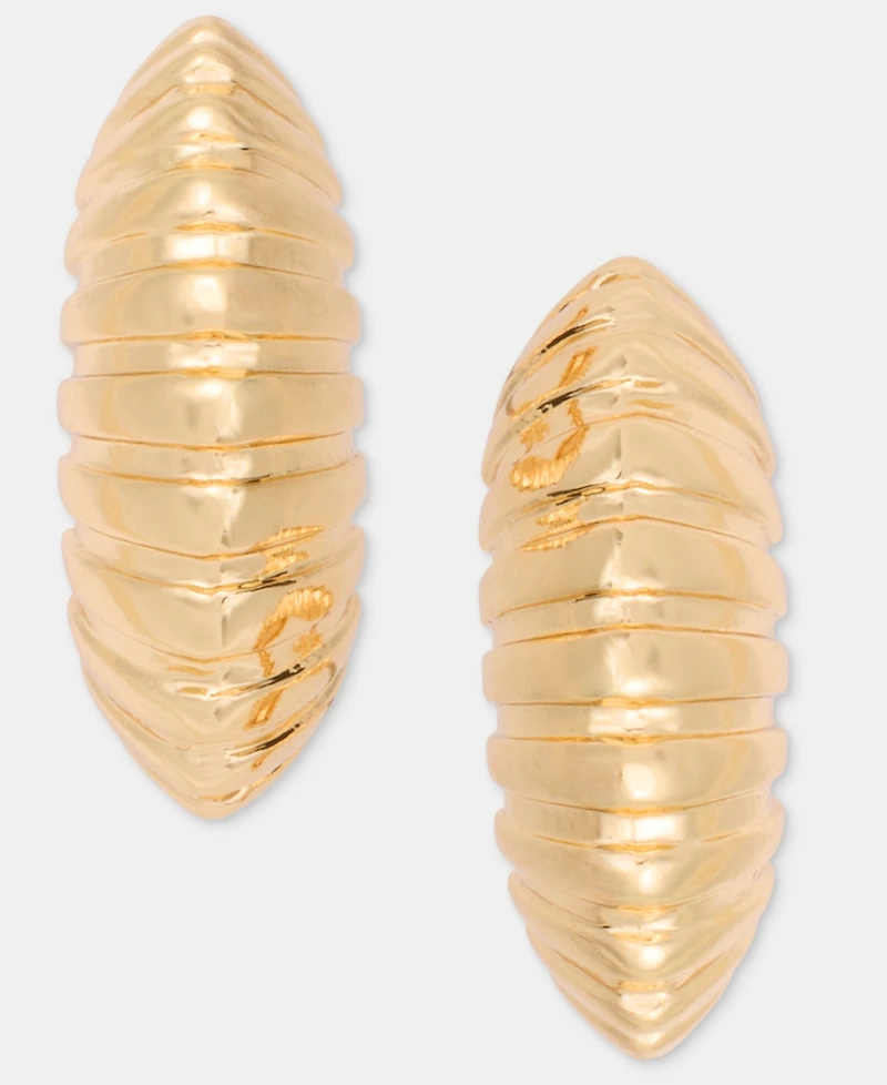On 34th Small Textured C-Hoop Earrings, 0.95", Macy's Exclusive