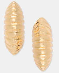 On 34th Small Textured C-Hoop Earrings, 0.95", Macy's Exclusive