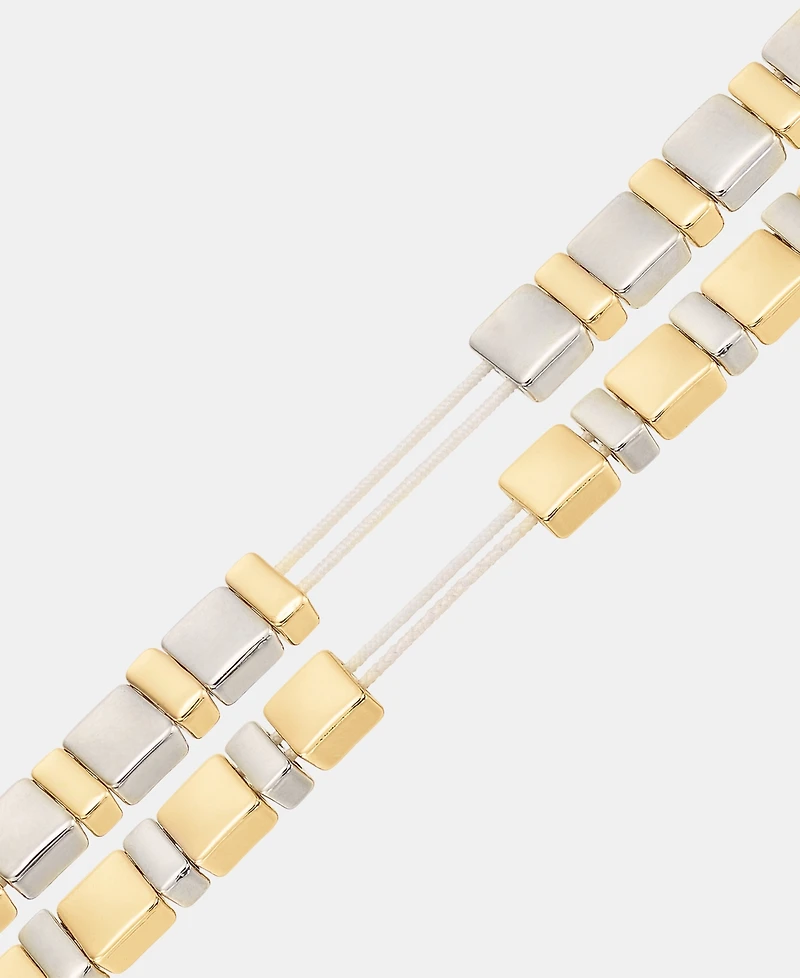 On 34th 2-Pc. Set Beaded Stretch Bracelets, Macy's Exclusive