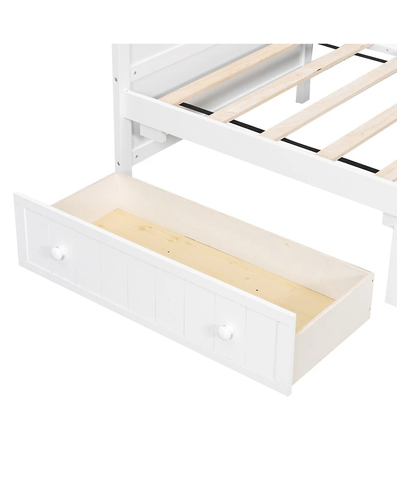 Streamdale Furniture Streamdale Twin Wooden Daybed with 2 Drawers