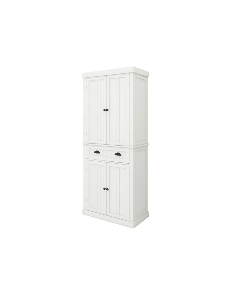 Streamdale Furniture Four Doors And A Drawer Cabinet Ordinary Slotted Models