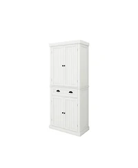 Streamdale Furniture Four Doors And A Drawer Cabinet Ordinary Slotted Models