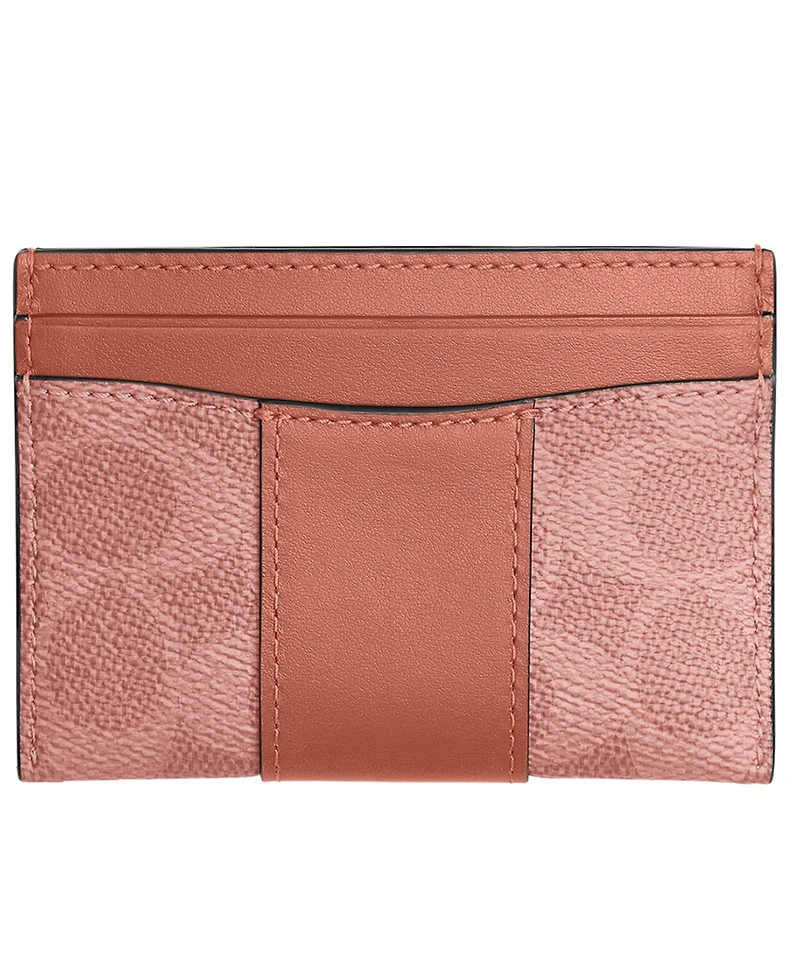 Coach Coated Canvas Signature Essential Card Case