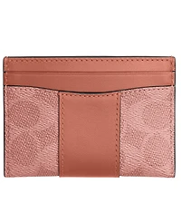 Coach Coated Canvas Signature Essential Card Case