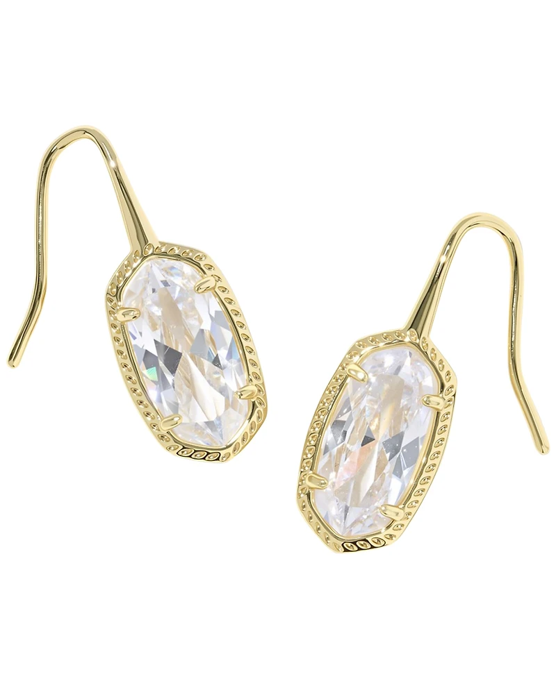 Kendra Scott Cubic Zirconia Lee Luxe Oval Drop Earrings