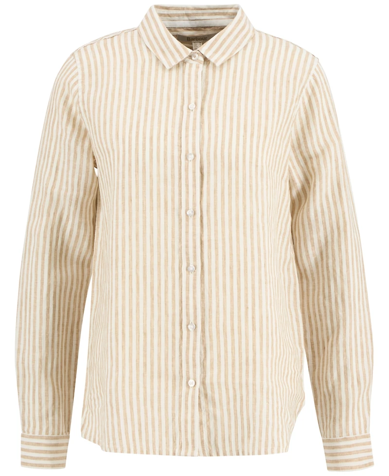 Barbour Women's Marine Relaxed-Fit Stripe Shirt