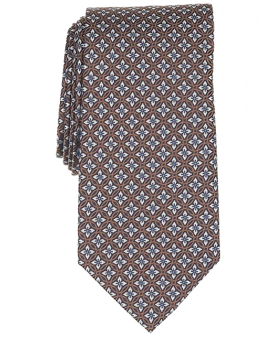 B by Brooks Brothers Men's Classic Circle Florette Pattern Tie