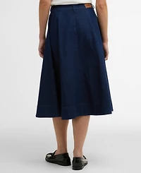 Barbour Women's Denim Maia Midi Skirt