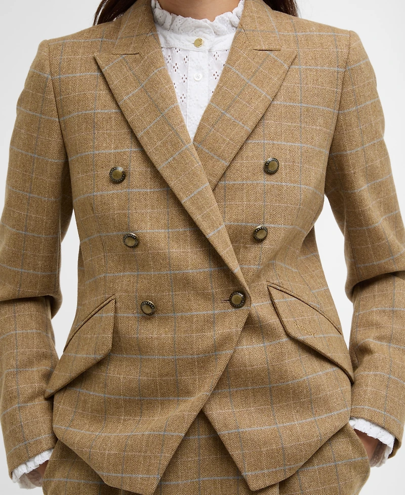 Barbour Women's Long-Sleeve Wisteria Tailored Blazer