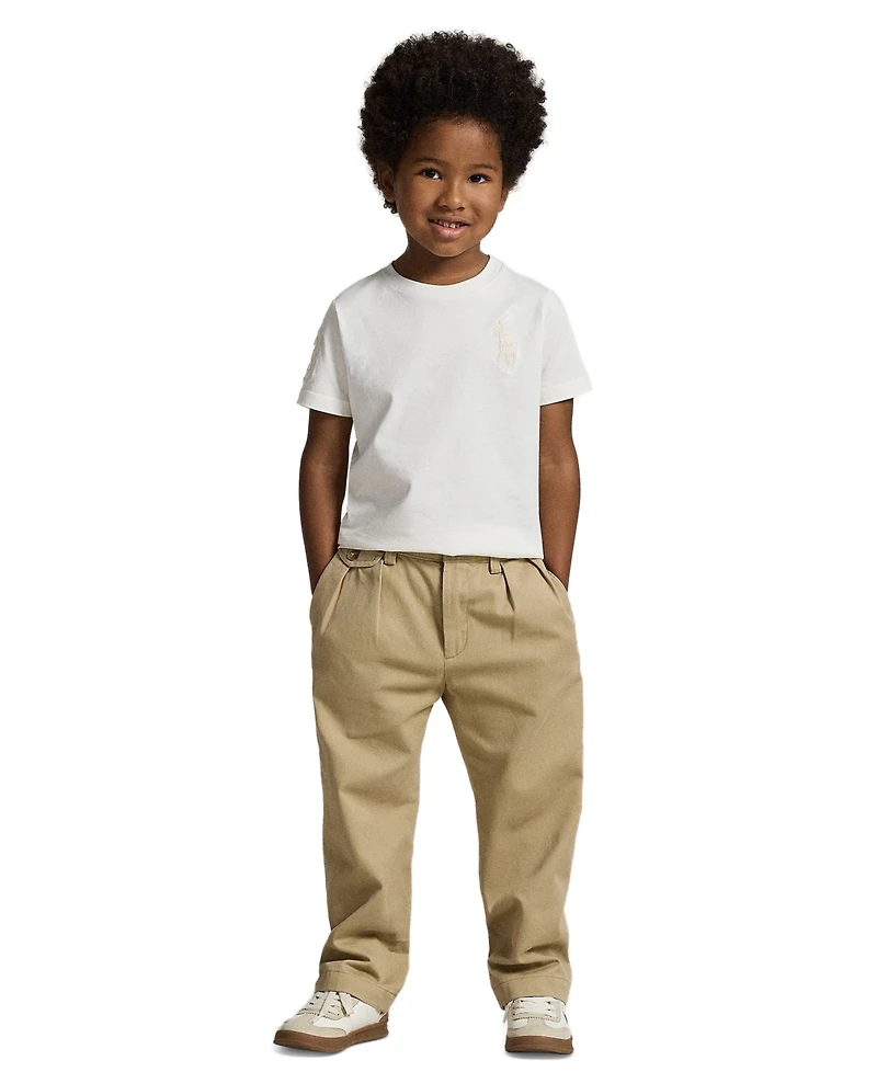 Polo Ralph Lauren Boys' 2-7 Embroidered Big Pony Crewneck T-Shirt