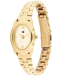 Tommy Hilfiger Women's Quartz Gold Tone Stainless Steel Bracelet Watch, 21.5mm