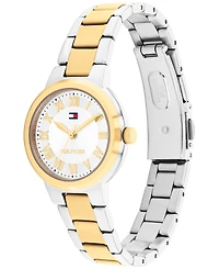 Tommy Hilfiger Women's Quartz Two Tone Stainless Steel Bracelet Watch, 28mm