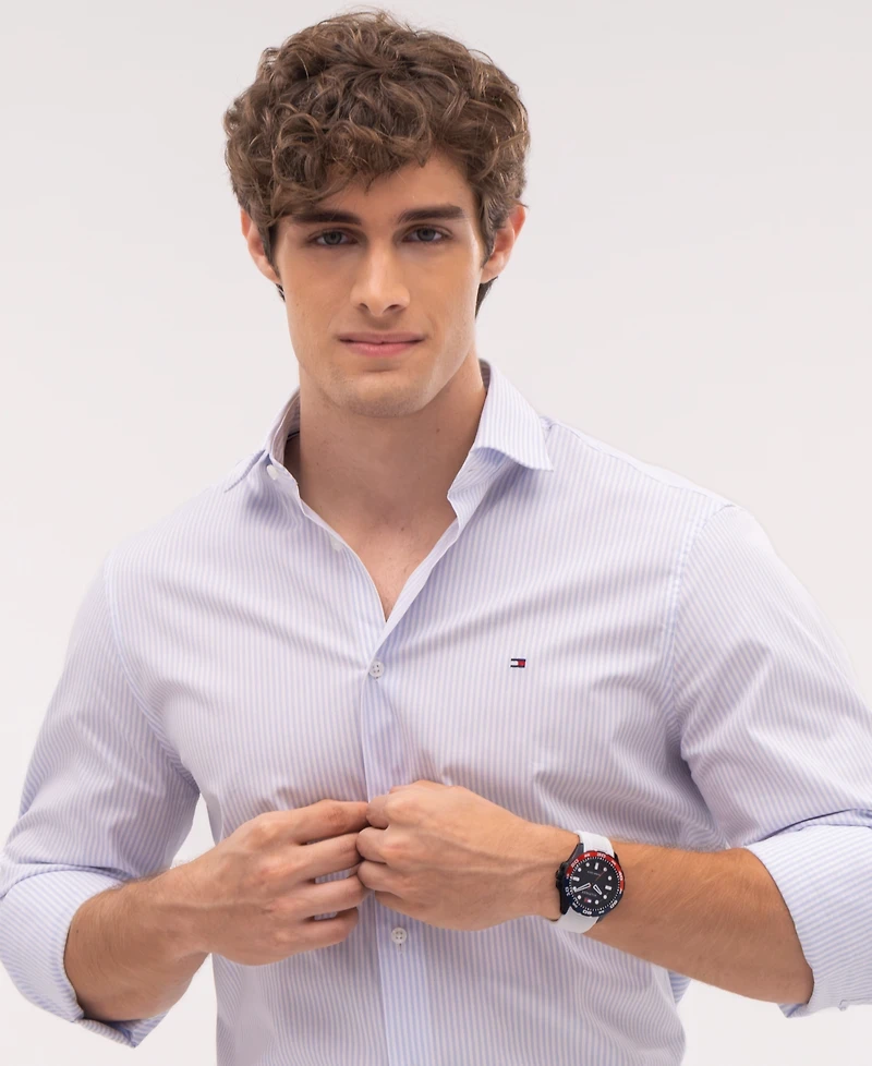 Tommy Hilfiger Men's Quartz Silicone Strap Watch