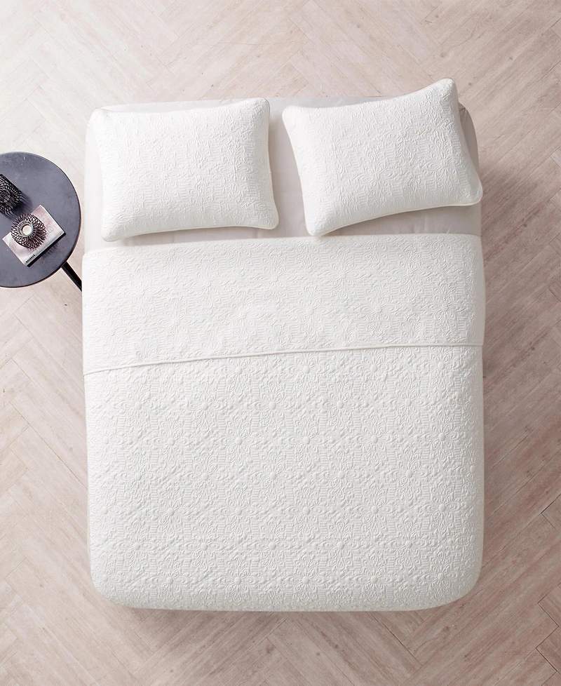 Vcny Home Caroline Embossed -Pc. Quilt Set