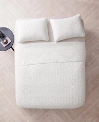 Vcny Home Caroline Embossed -Pc. Quilt Set