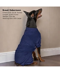 Aronkl Dog Fleece Pajamas with High Collar for Warmth and Comfort