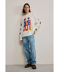 Desigual Men's Printed Cotton T-shirt