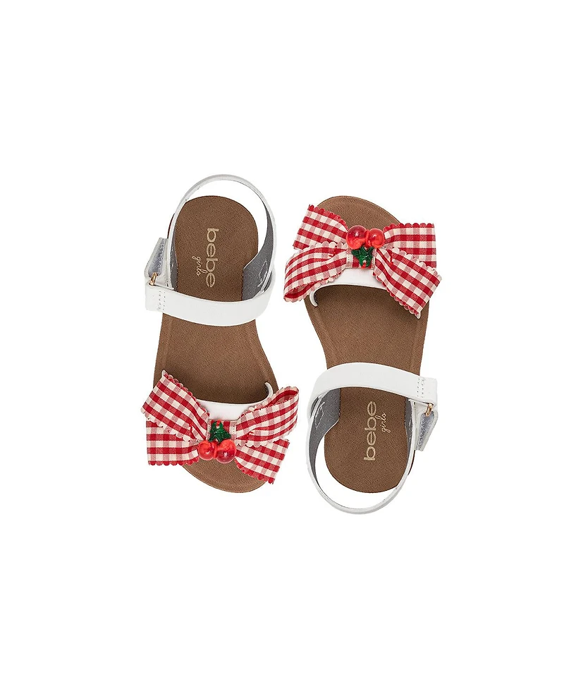 Bebe Big Girls Sandals – Cute Fashion Flat Sandals and Summer Shoes with Ankle Strap