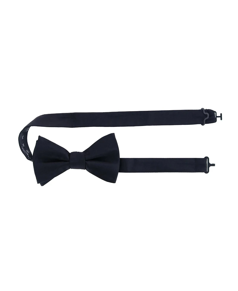 Trafalgar Men's Sutton Solid Color Silk Cummerbund & Bow Tie Bundle