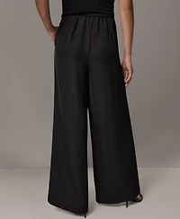 Donna Karan New York Women's Wide-Leg Pull-On Pleated Pants