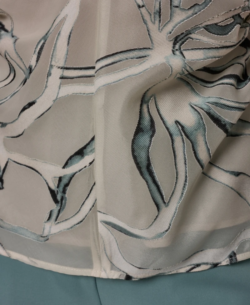 Donna Karan New York Women's Sleeveless V-Neck Top