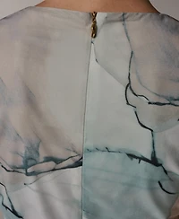 Donna Karan New York Women's V-Neck Midi Dress